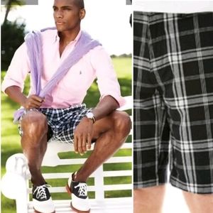 JF J.Ferrar Plaid Cotton Shorts